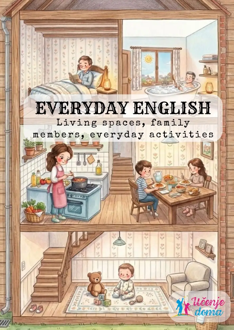 English Living Spaces Family Members Everyday Activities Naslovnica